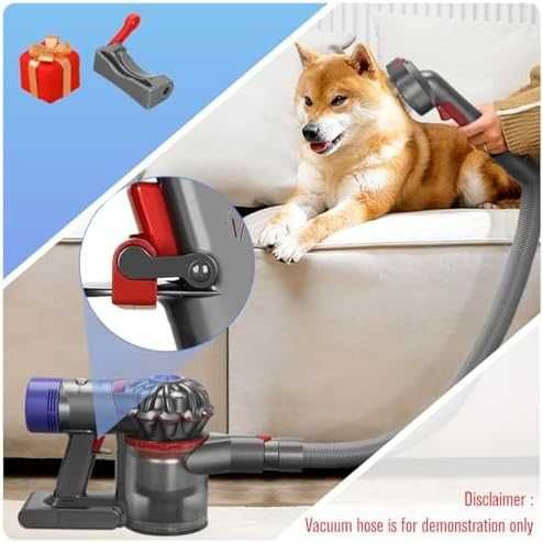 3в1 четка за куче Dyson V7-V15 с вакуум функция