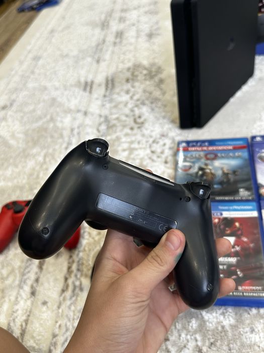 Пс 4 слим 1ТБ + игры