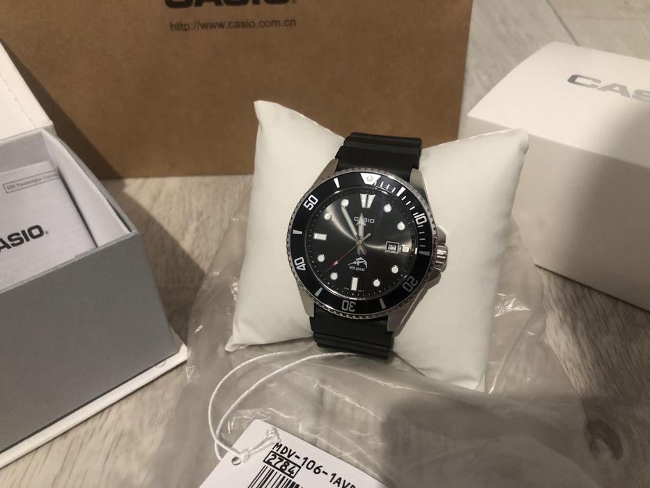 Новые часы Casio MDV-106-1A Duro WR 200M