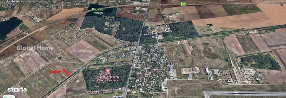 Teren 4000 mp langa Padurea Petresti | Investitie dezvoltare | Corbean