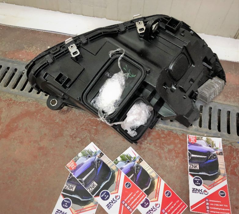 Mercedes Benz w205 c class faruri full led ISL far stanga dreapta