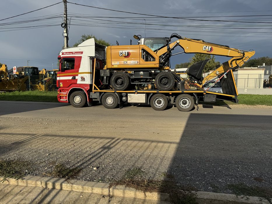 Scania R420 Platforma transport utilaje