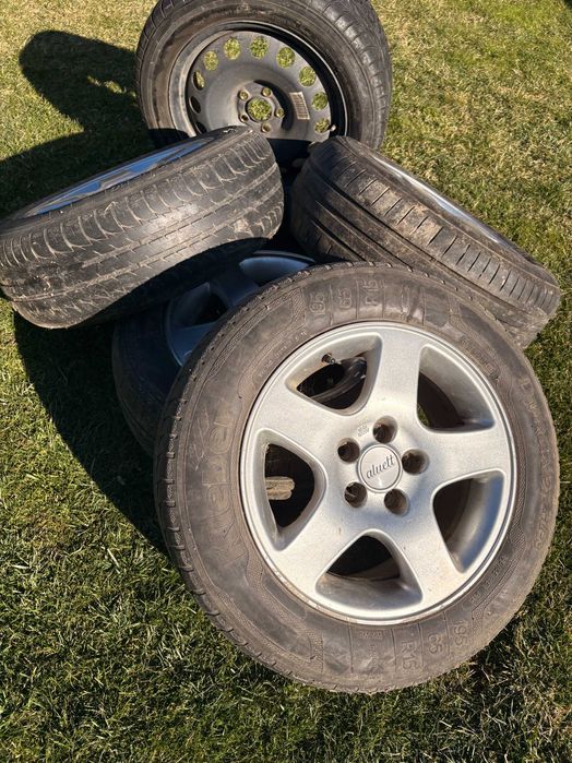 Set 4 jante Aluett 15" + Jantă VW 16" nouă