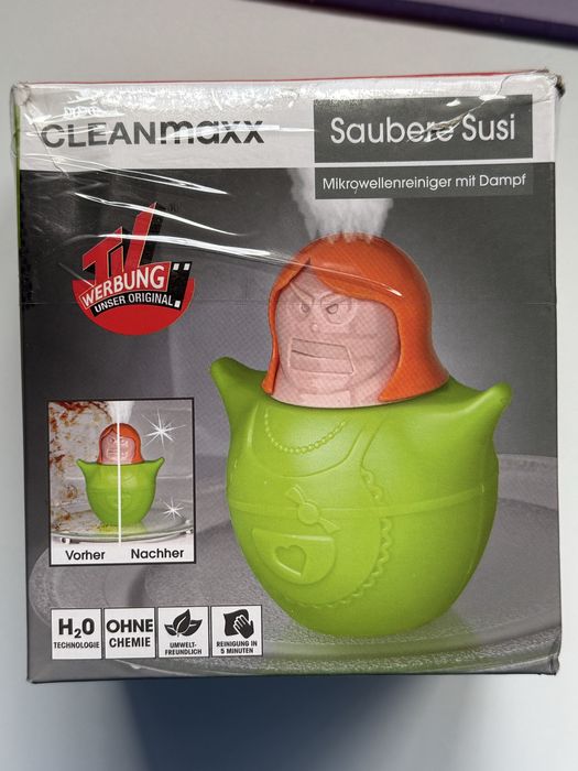 Curatator microunde cu aburi - Saubere Susi CLEANMAXX / Angry Mom