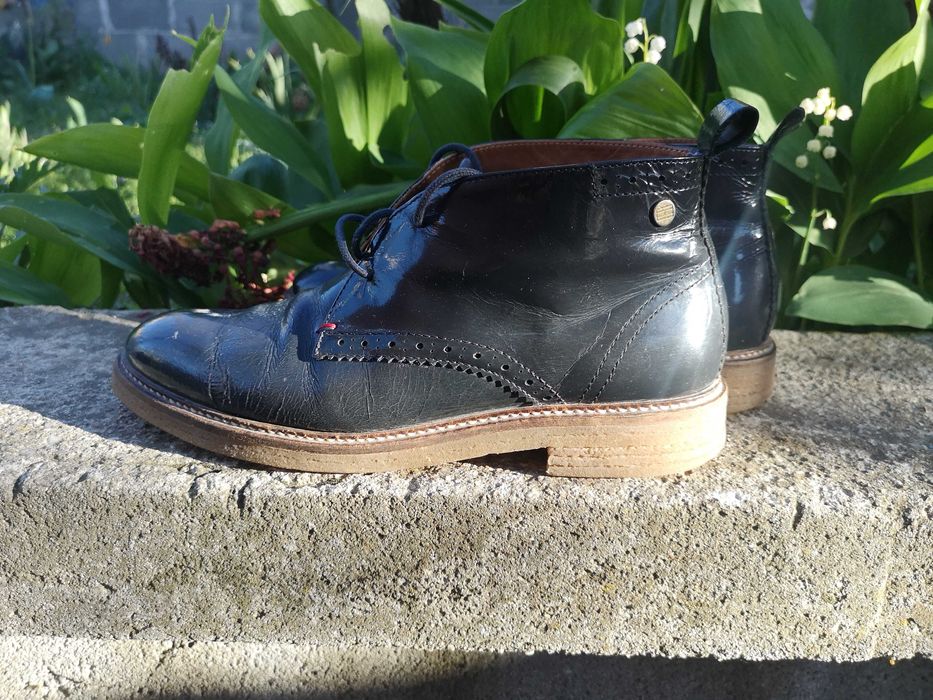 Боти/високи обувки от естествена кожа Tommy Hilfiger