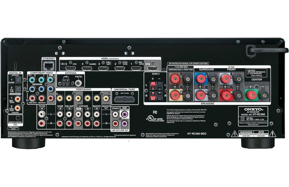 AV RECEIVER ONKYO HT - RC360(7.2 channels) x 100w