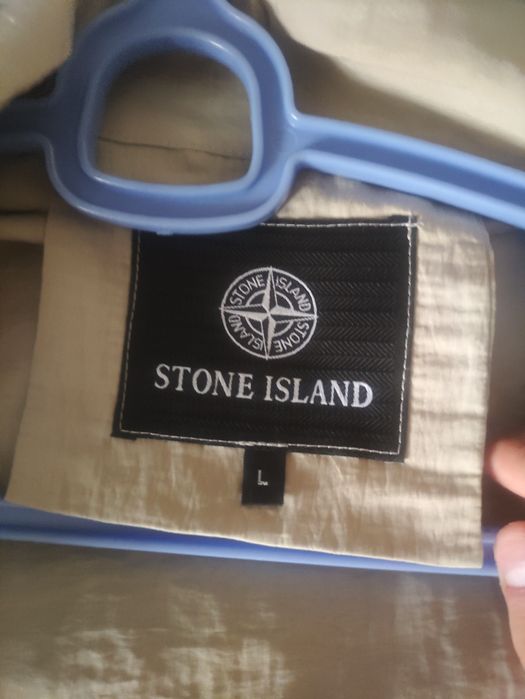 рубашка на замке stone island