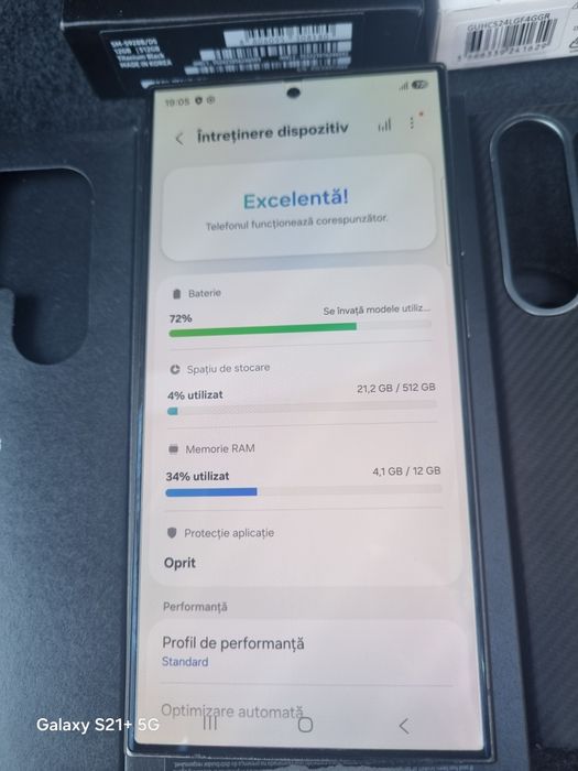 Samsung Galaxy S24 Ultra 512gb ca și nou full box