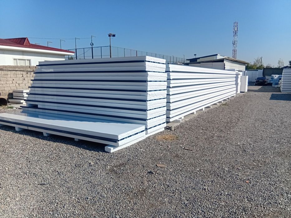 Sendvich ponel arzon narxda Сэндвич панел сфатли Сендвич понелЗаводдан