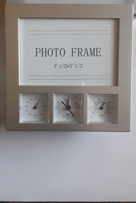 рамка за снимка за бюро с хидрометър с термометър