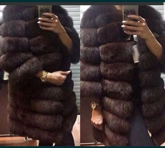 Шуба трансформер из песца