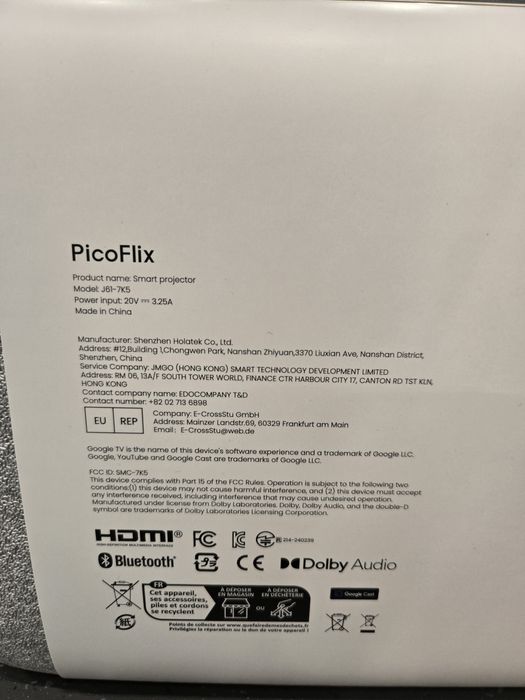 Videoproiector portabil JMGO PicoFlix