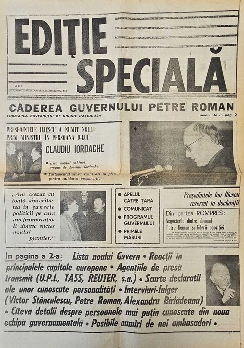 Lot Ziare de Colecție 1991: Ediții Speciale Rare, Săptămâna Mare, Cațavencu