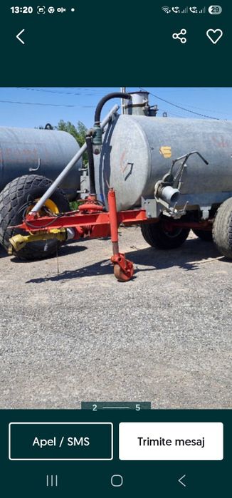 Roata sprijin metalica rabatabila reglabila remorca vidanja mig îngrăș