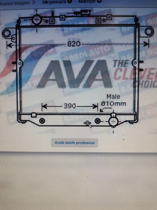 Radiator apă Toyota Land Cruiser 100