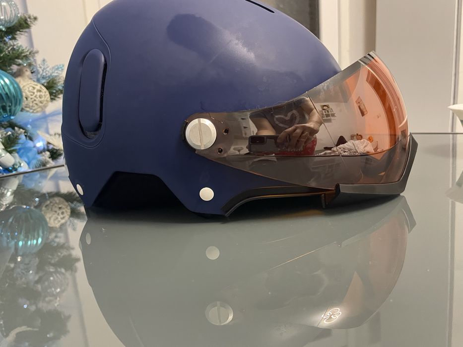 Casca protectie cu viziera