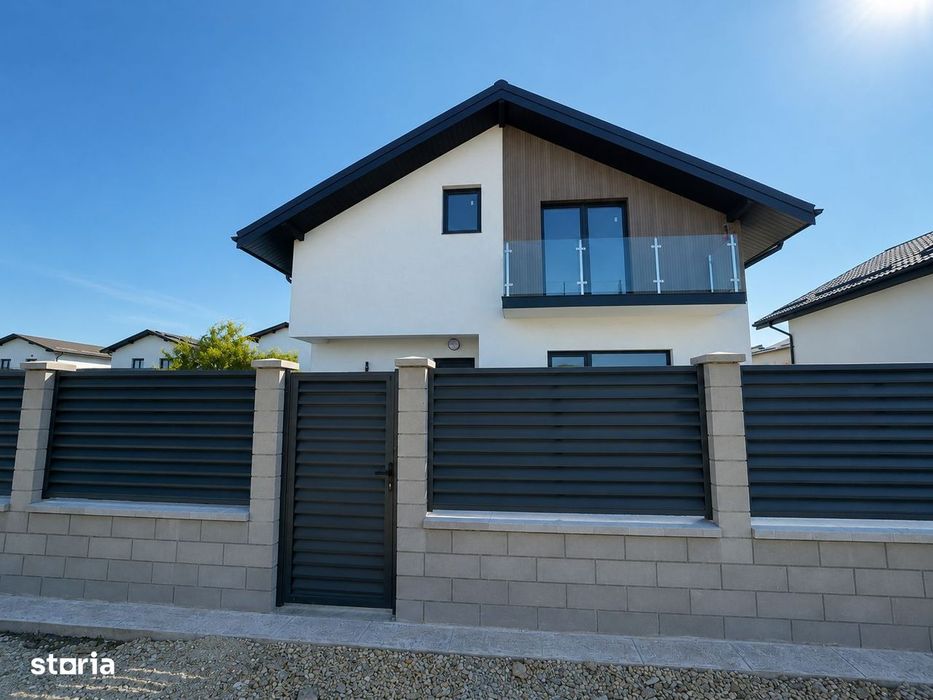 Casă nouă de vânzare în Comuna Berceni – 5 camere, Str. Miorita