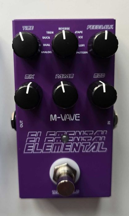 Pedale efect chitara delay si reverb M-WAVE Elemental si MINI-UNIVERSE