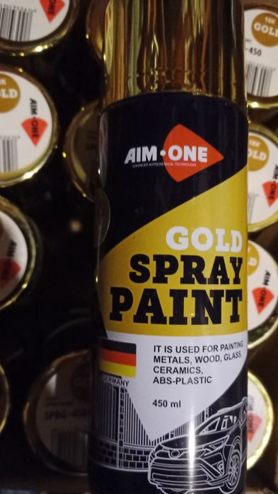 Золото эмаль акриловая