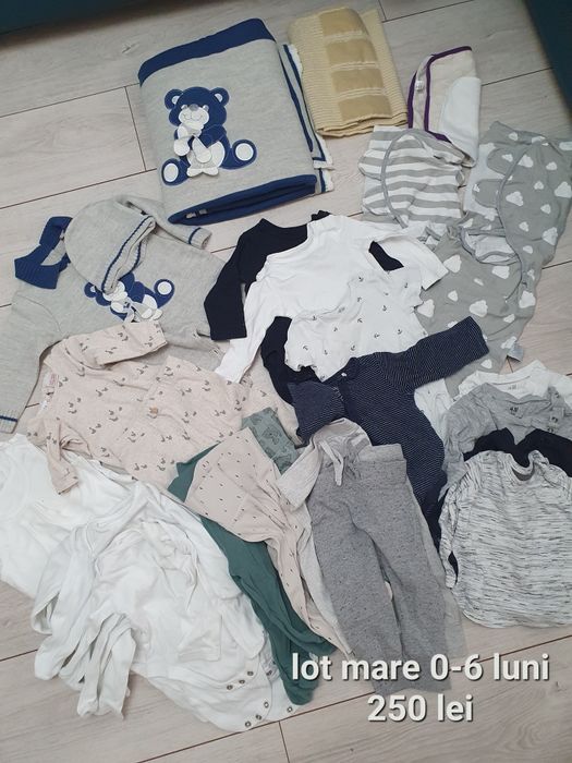 Lot haine marimea 0-6 luni 62, 68, 74, 80, 86