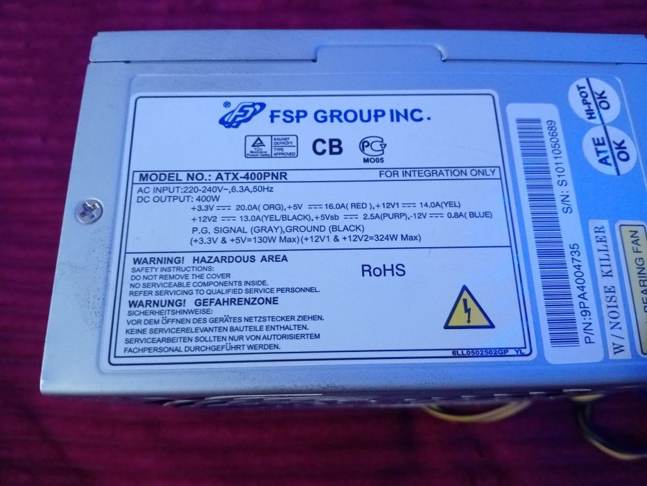Блок питание 400w