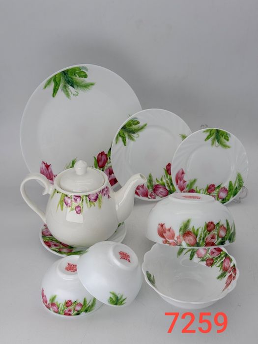 Torix 32 kishilik idishlar toʻplami