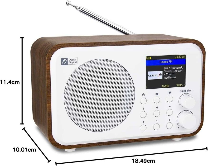 Ocean Digital WR-336F Wi-Fi интернет и FM радио,USB,Bluetooth, батерия 2000mAh