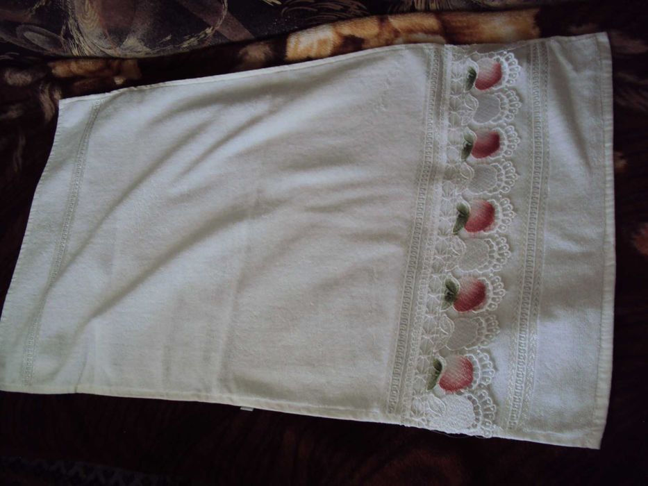 Хавлиени кърпи с дантела 90/50