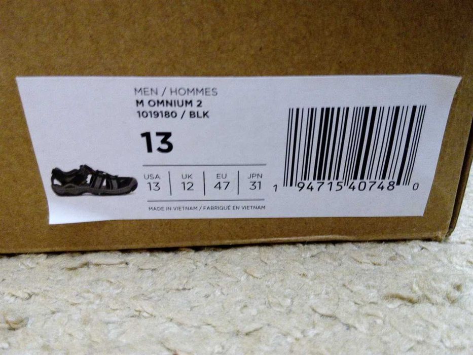 сандалии закрытые фирмы TEVA (США) EUR 47,(31 cm)