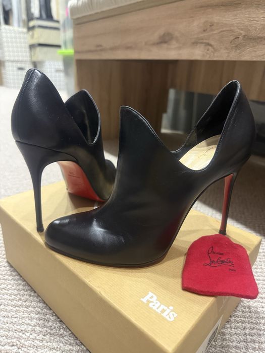 Ботильоны черные Christian Louboutin оригинал