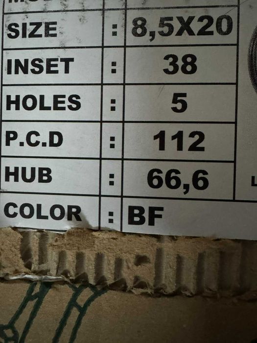 Оригинални Джанти Мерцедес 20" 5x112