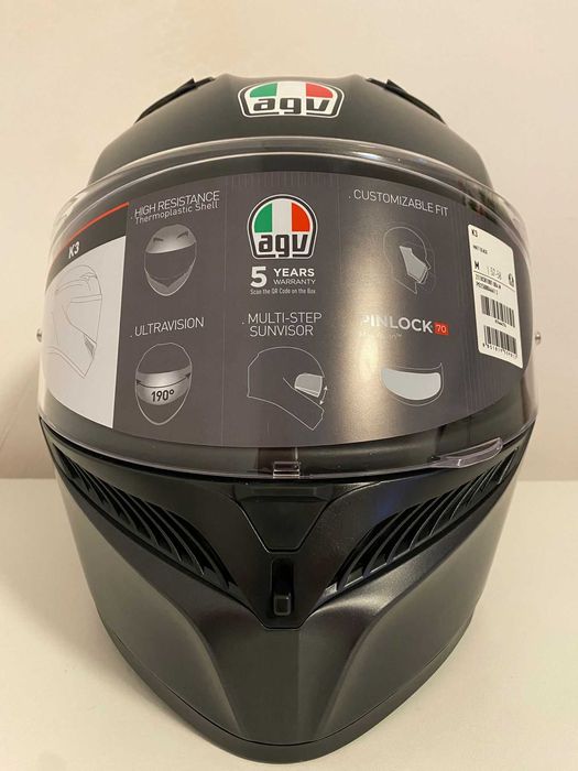 Casca moto AGV K3 Matt black M