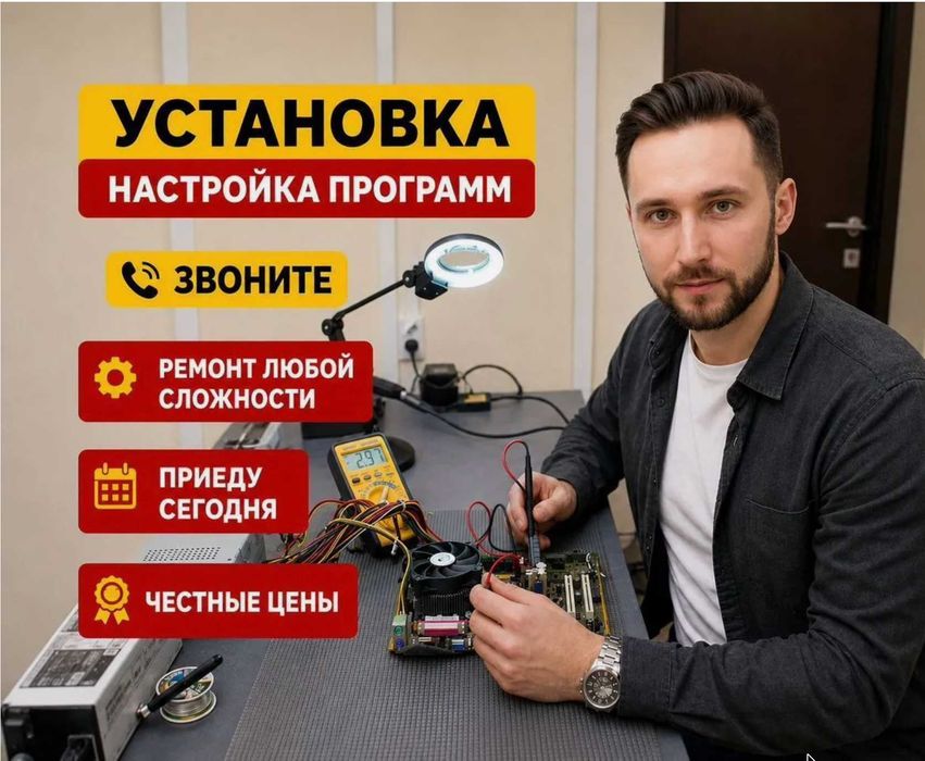 Ремонт ноутбуков и ПК. Установка Windows и программ