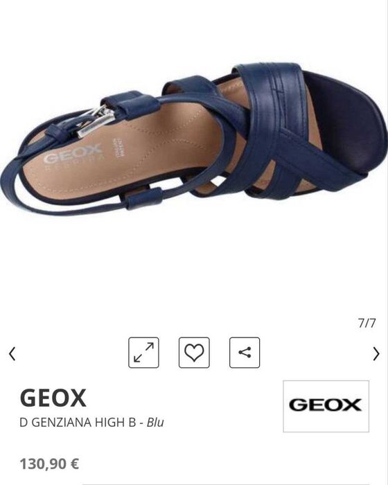 Босоножки  кожаные GEOX