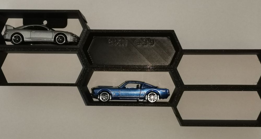 Suport / Display Modular Hexagonal Hot Wheels (1:64) + Personalizare