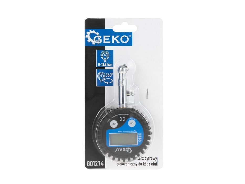 Manometru cu afisaj digital pentru verificare presiune anvelope  geko