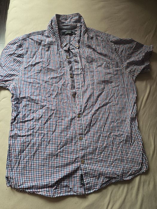 Мъжка риза с къс ръкав