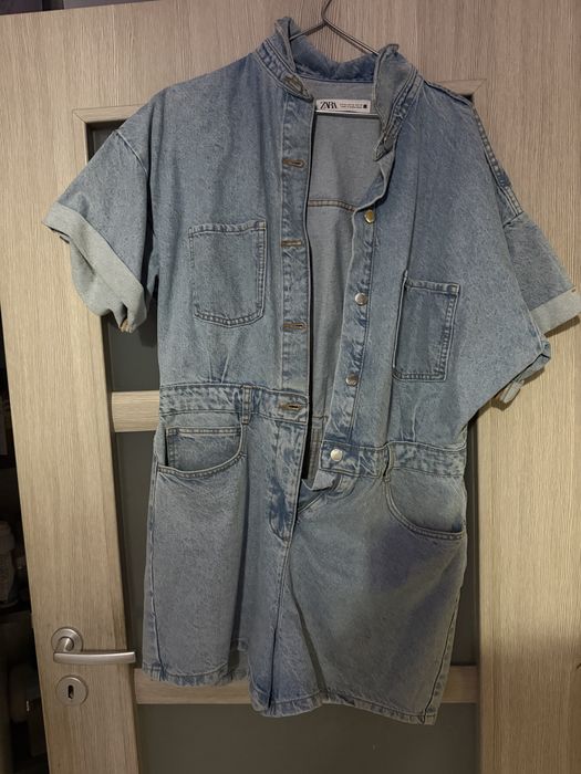 Продавам дънков гащеризон зара zara хл