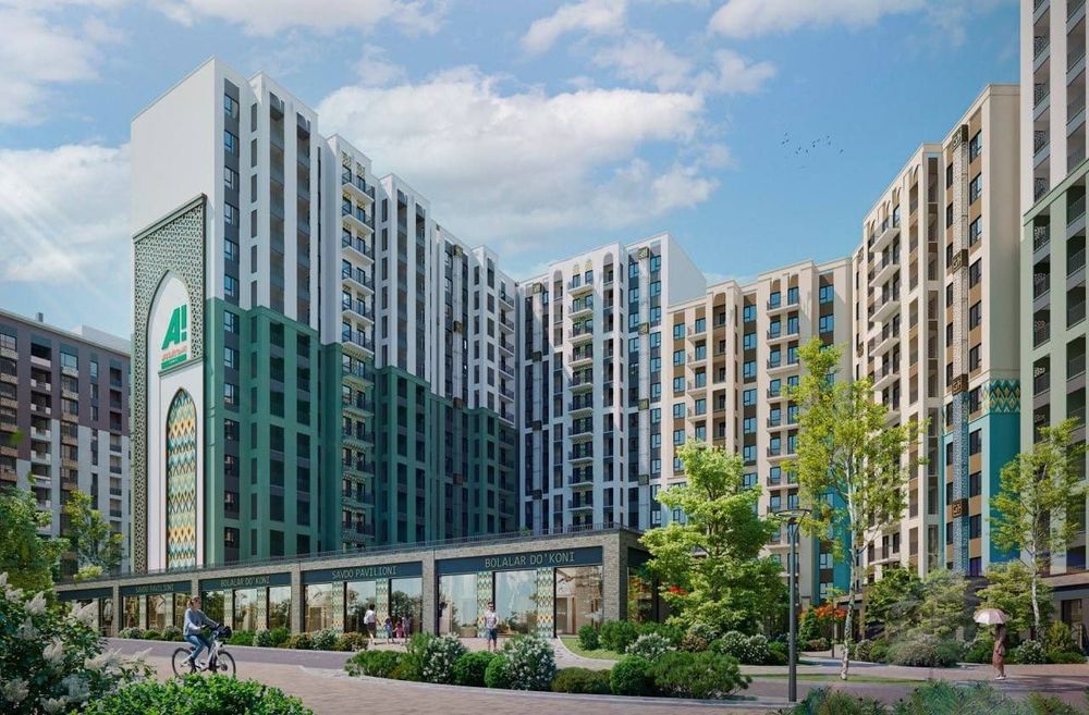 ЖК  Assalom Jomiy , 3/6/15, с ремонтом от застройщика