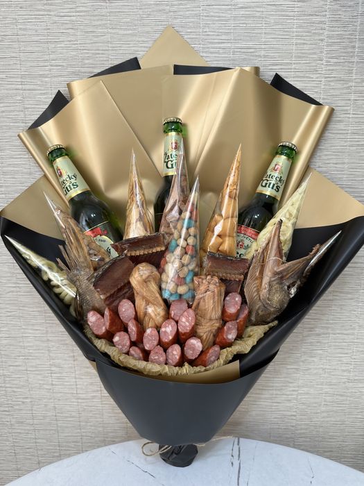 Мужские съедобные букеты