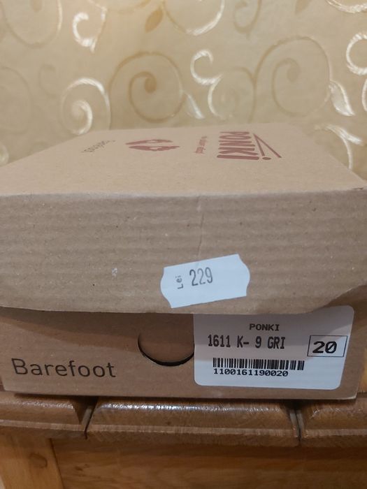 Pantofi din piele pentru baieti Ponki