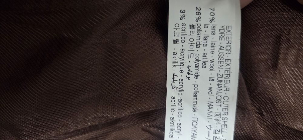 Sacou fete 13-14 ani,marimea  164,Zara din lana,stare foarte bunq