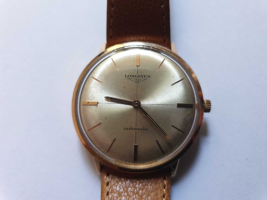 Ceas Longines automatic din aur 18K