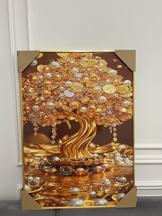 3Д картина с кристаллами