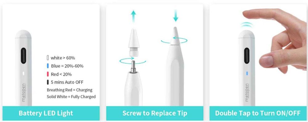 Стилус Писалка Metapen Pencil A8 за iPad