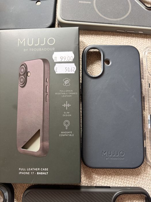 Iphone 17 кейс MUJJO/Spigen/Ringke