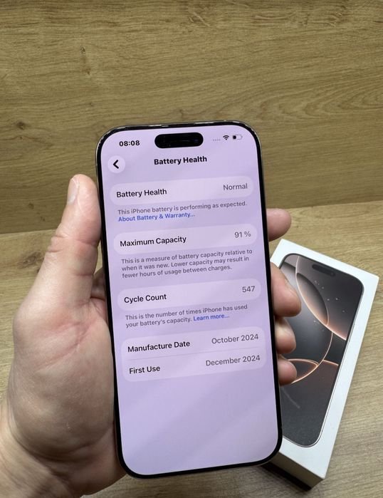 Iphone 16 pro desert titanium impecabil !