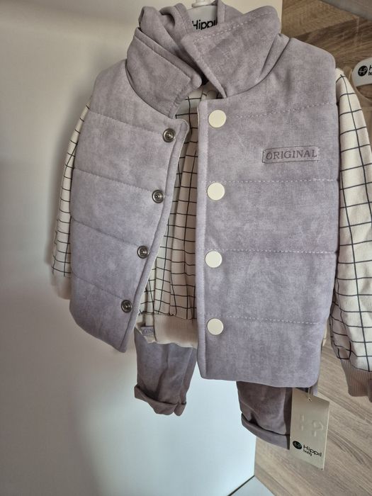 Памучни комплекти от три части за момче