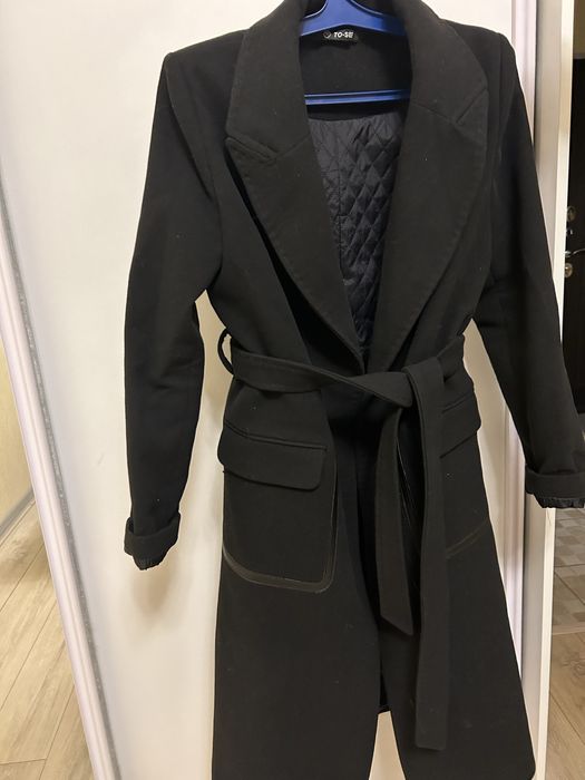 Продам черное пальто производство Турция