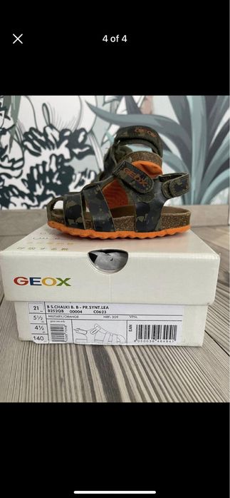Sandale baieti, GEOX, marimea 21, impecabile